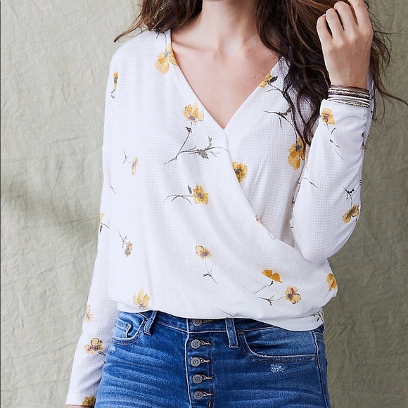 Maurices Tops - Maurice’s Floral Wrap Top